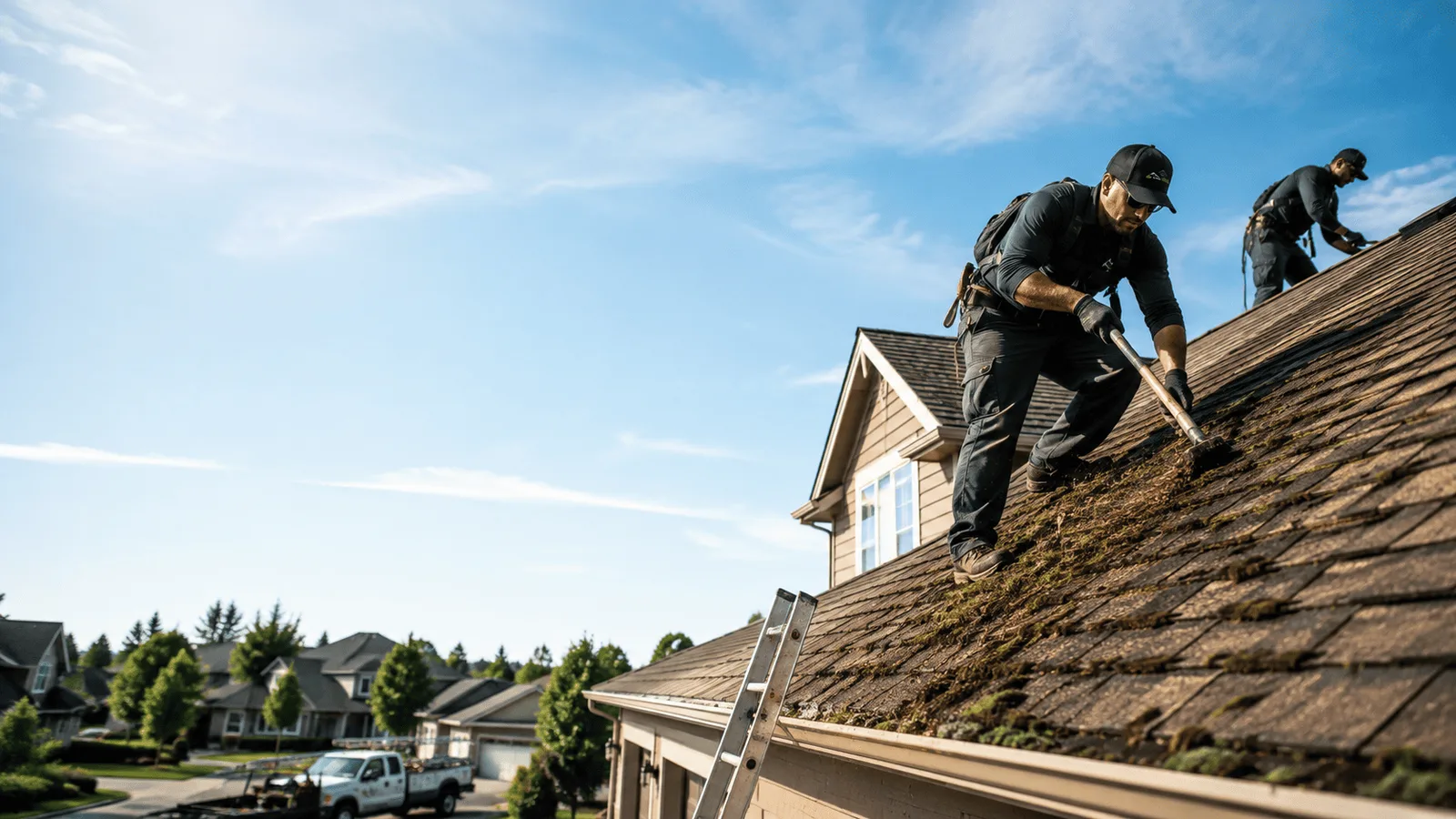 Roof Moss Removal in Galena, IL near me